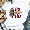 Women Lady Deer Animal Cartoon Print Printing Merry Christmas Womens Clothes Shirt T Tee For Tshirt