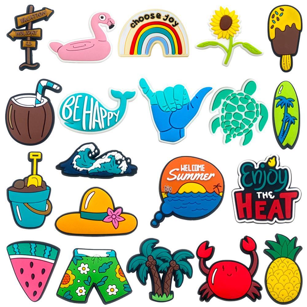 84 Exquisite Anime Shoe Charms: Soft Rubber Buckles for DIY Clogs and Cute Decorations