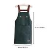 Oil-proof Kitchen Aprons Large Pocket Cooking Aprons New Working Clothes