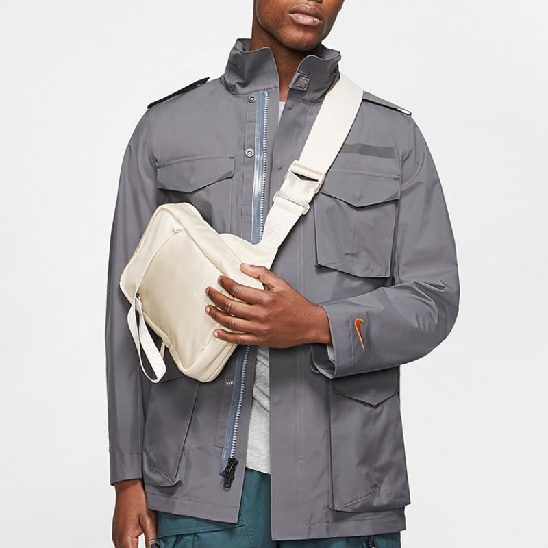 Nike Polyester Sling Bag Regular Unisex White Casual BA6144-104