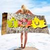 Oversized Beach Towel Microfiber Towels Sand Free Maple Leaves Quick Dry Super Absorbent Sandless Camp Pool Blanket Sandproof