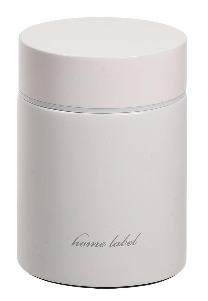 Pearl Metal Food Mug 165 Home Label Gray White DC-6013