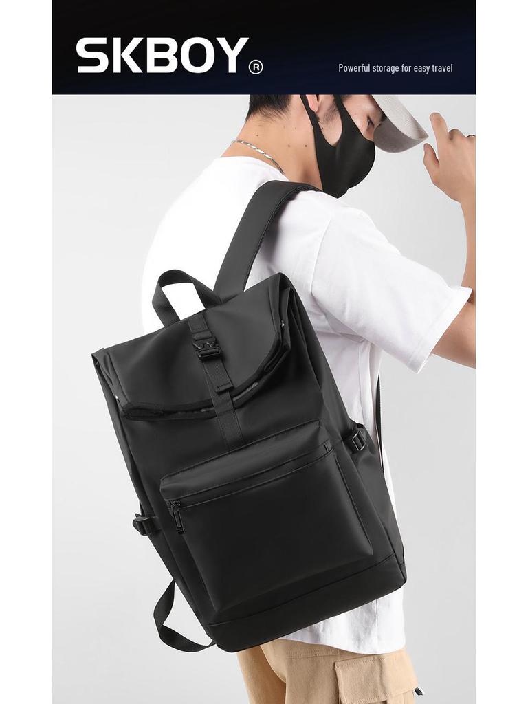 Men's Multifunctional Large Capacity Nylon Laptop Backpack