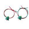 Santa Claus Christmas Tree Hair Ties - Elastic Rubber Bands for Kids
