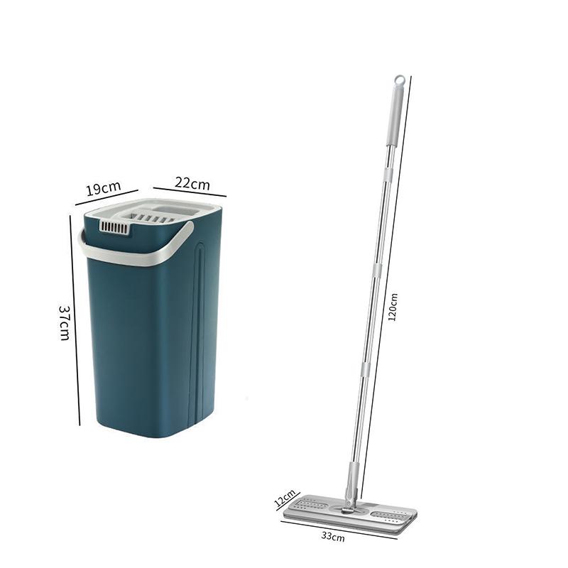 Xiaomi 360° Rotating Floor Cleaning Mop with Bucket No Hand Washing Flat Squeeze Mop Stain Removing Mop Household Cleaning Tool450000
