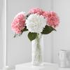 Simulated 3D Feel Large Hydrangea, Wet Feeling High-End Home Living Room Decoration Wedding Flower Arrangement Hydrangea Fake Flower
