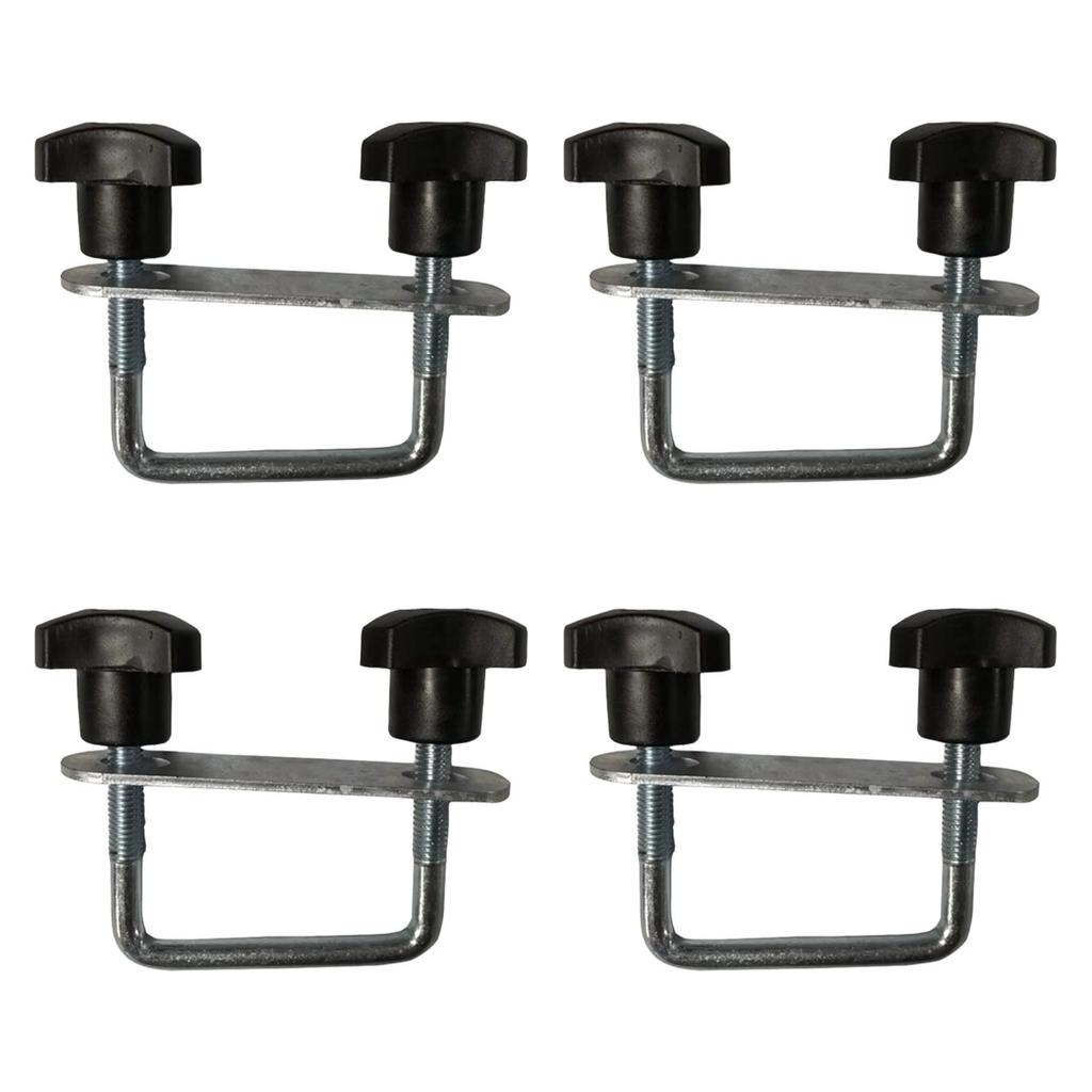 Kit di morsetti a U multiuso per box da tetto per portapacchi per auto 4x4 Raccordi metallici regolabili per il montaggio di box da tetto e bagagli