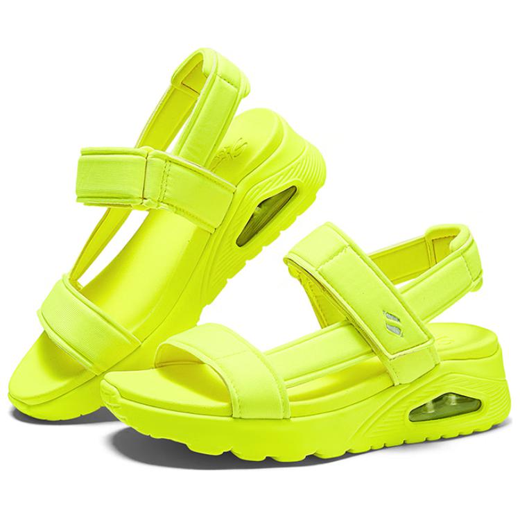 Skechers Sandali da Spiaggia Antiscivolo Traspiranti Sandali da Donna Giallo Fluorescente 119814-NYEL