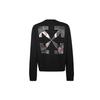 Felpa OFF WHITE Caravaggio Angelo da Uomo Nera OMBA025E20FLE0051010