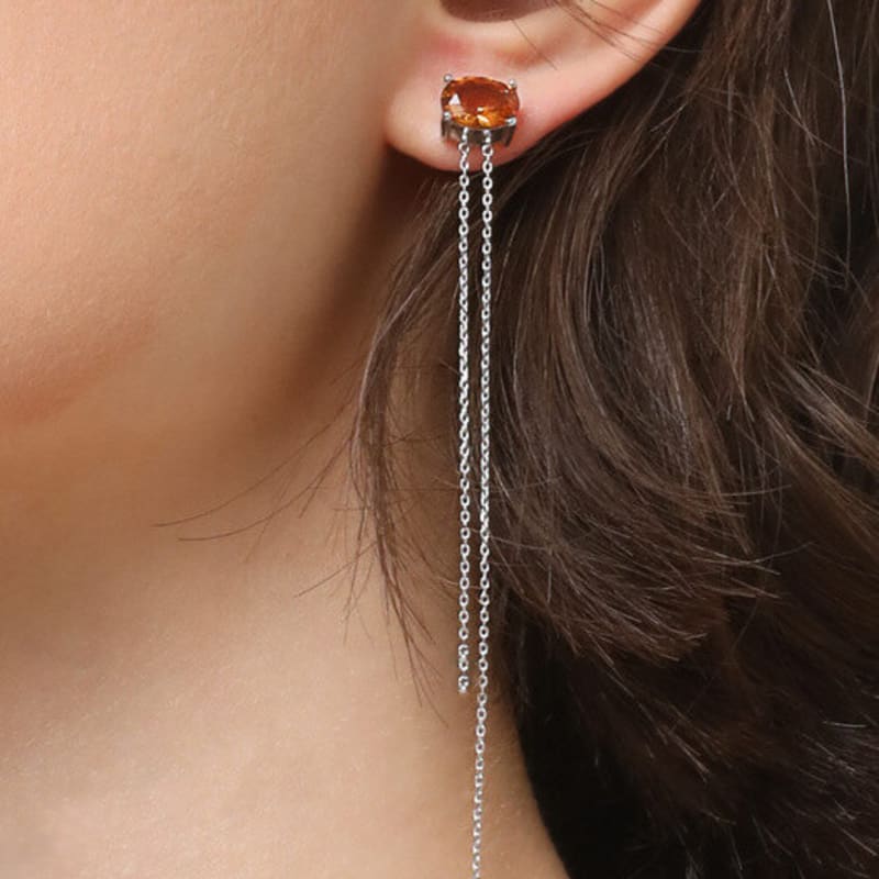 DU T`Ai PONT Unbalanced Drop Earrings