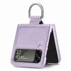Custodia alla Moda Sottile e Opaca per Samsung Galaxy Z Flip4 Flip 4 5g Flip3 Flip 3 Copertura con Anello da Dito per Custodie Samsung Flip4
