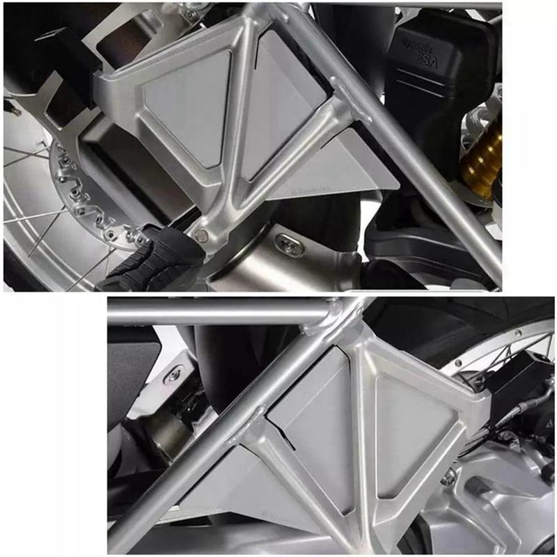 Sensational For BMW R1200GS R1250GS Adventure R 1250 GS R 1200GS ADV Rear Seat Foot Pedal Mudguard Fender Recess Cover Silver