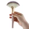 Single Fan-shaped Highlight Brush Evenly Painted, Soft Fan-shaped Makeup Brush
