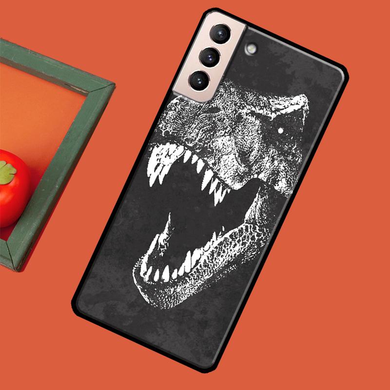 Cute Dino Dinosaur Cover For Samsung Galaxy S23 S21 Ultra S20 FE S8 S9 S10 Note 10 Plus Note 20 S22 Ultra Case