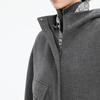 JNBY 2025 Winter Loose Hooded Wool Coat