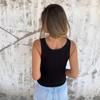 Yousheng Damen Weste U-Ausschnitt Ärmellos Knopfleiste Camisole Bluse Slim Fit Basic Tanktops Strand Büro Party Kleidung