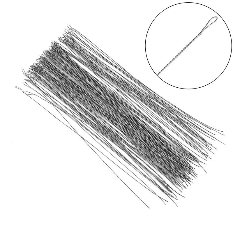 Stainless Steel Twisted Beading Needles for Handmade Jewelry Bracelets, Necklaces, Pendants, and Crafting