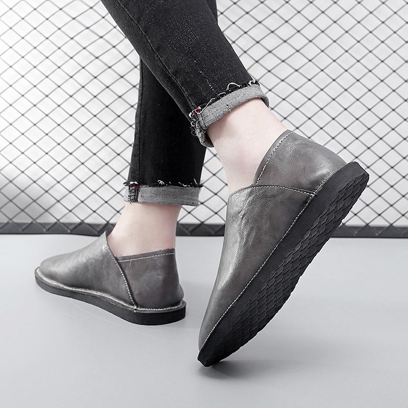 Fashion Men's Suede Lightweight Loafers Casual Men's Slip-On Shoes Comfortable Men's Driving Flat 2025 New Luxury Brand Male Dress Shoes