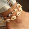 Boho Starfish Conch Shell Beads Anklet Bracelet On The Leg Pineapple Flower Anklets Barefoot For Women Leg Chain Beach Jewelry