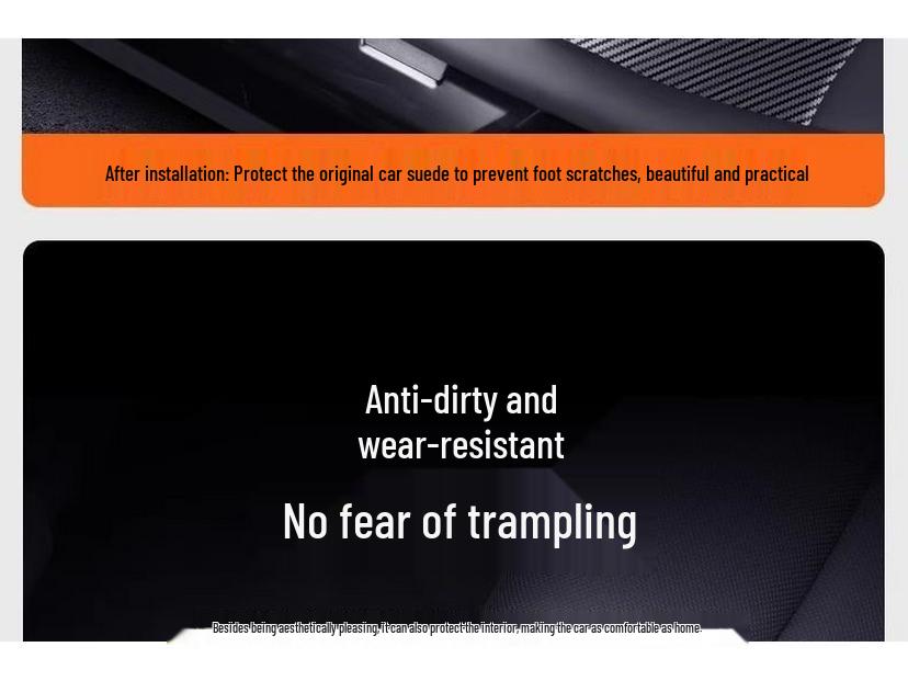 Tesla Model 3 Kohlefaser Einstiegsleisten