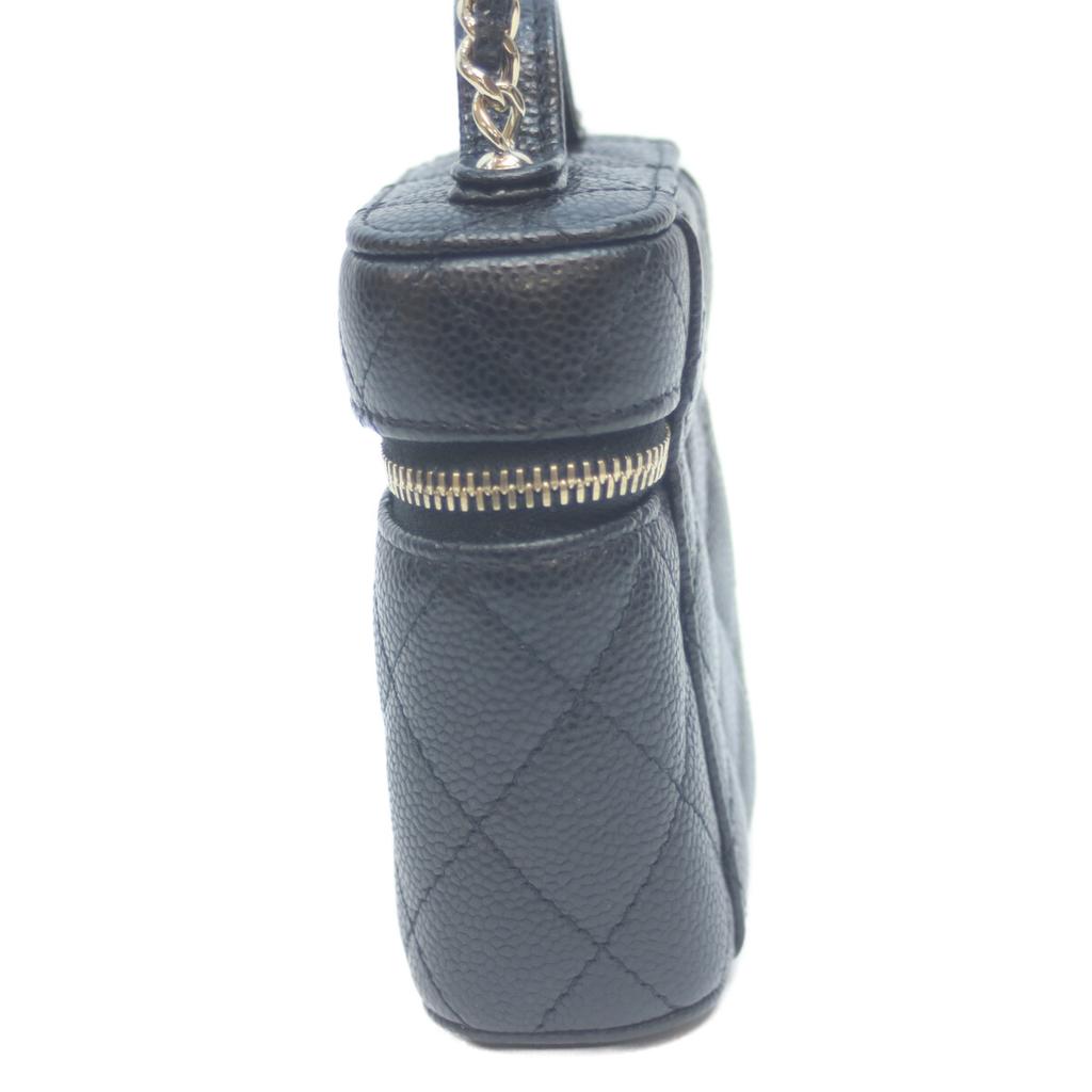 CHANEL No. 31 AP2503 Black Caviar GHardware Small Vanity Chainshoulder Shoulder bag blackUsed