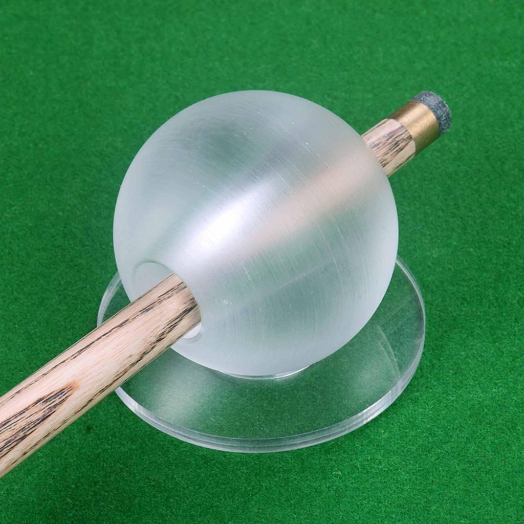 Billiard Stick Stroke Exerciser Billiards Training Aid Acrylic Sturdy with Hole