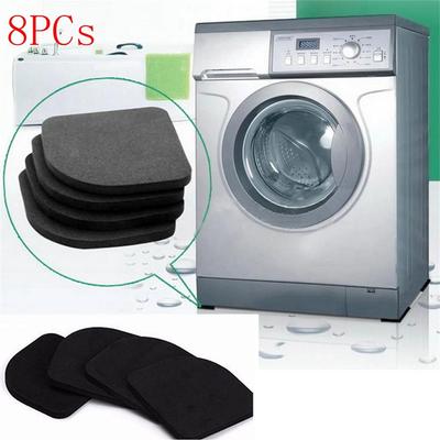 8PCs Square Household Home Supplies Shock Mute Pads Non-slip Anti Vibration Mat Reduce Noises Tools