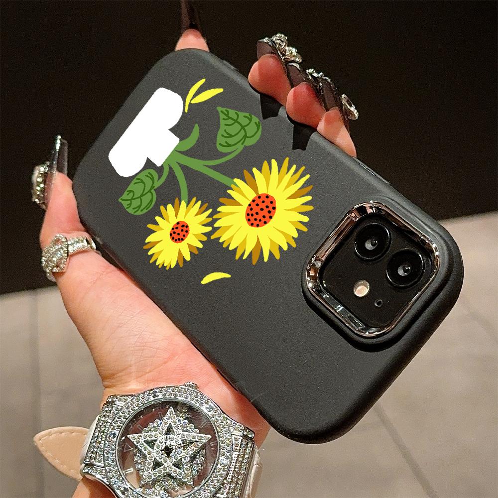 Solid Color Silver Edge Lens Soft Liquid Silicone Shockproof Phone Case for iPhone Samsung Huawei Honor Xiaomi Redmi OPPO Realme Vivo Infinix Tecno