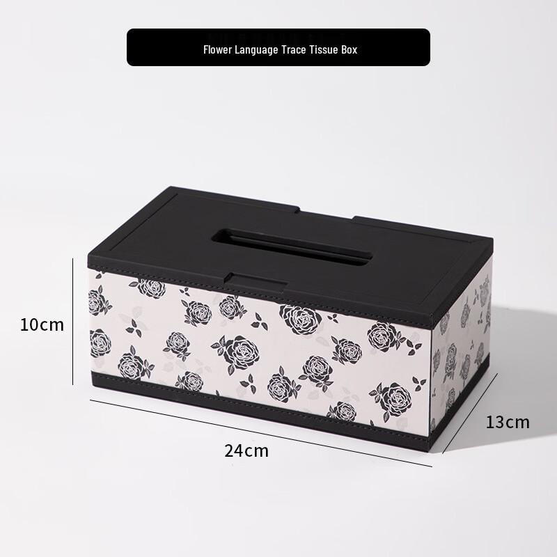 

Floral Wooden Tissue Box