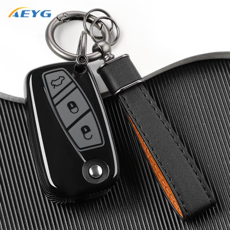 For Fiat 500 Panda Idea Stilo Ducato Punto Bravo Grande Minibus Doblo Car Remote Key Case Cover Shell Fob Tpu Auto Accessories