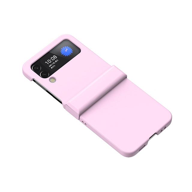 For Samsung Galaxy Z Flip3 /4 5g Phone Case Macaron Color Silicone Foldable Soft -Touch Back Protective Cover For Samsungz Flip3 4