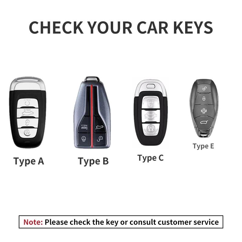 Leather Car Key Case Cover Holder Keychain Shell for FAW Hongqi HS5 H5 H6 H9 HS7 H7 L5 HS3 EH7 HQ9 LS7 EQM5 EHS9 S9 SHS7
