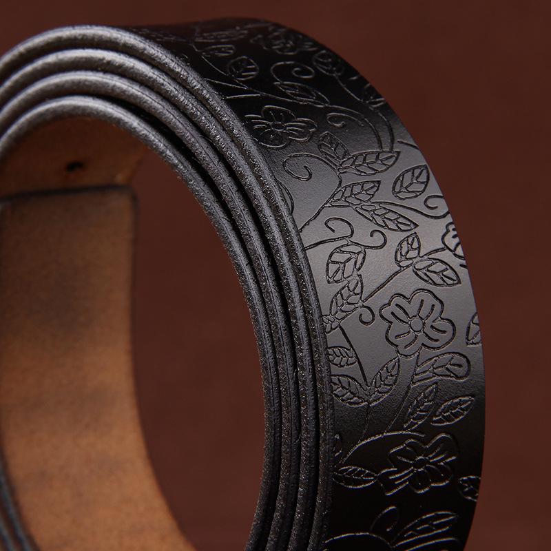 Women's Korean Court Style Antique Cowhide Leather Belt - Retro Decorative Waistband