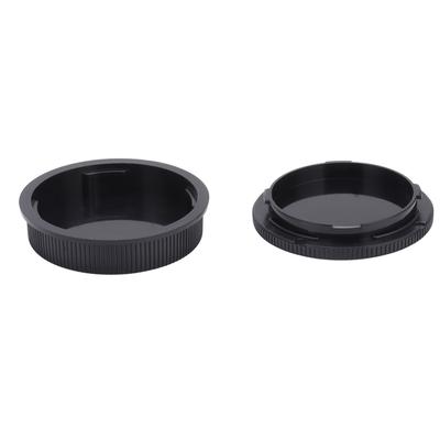 Camera Body and Rear Lens Cap Dustproof Stain Prevention Body and Rear Lens Cover Kit for Leica L