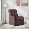 VidaXL Recliner, Relaxation Chair with Backrest, Seat with Footrest, Living Room TV Armchair, Modern, Brown 371732