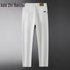 ZENGZHI Men's Premium Cotton Blend Straight-Leg Casual Pants