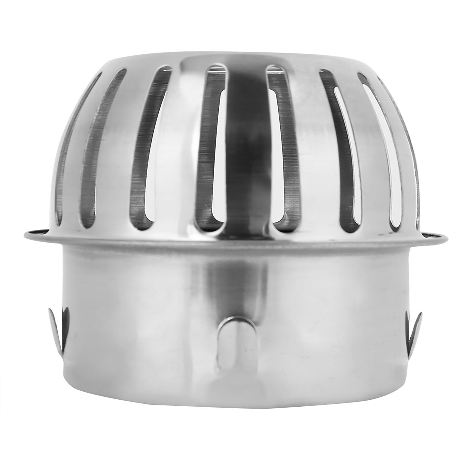 

Stainless Steel Round Shape Floor Drain for Home Bathroom Outdoor Yard Balcony Use(110mm 4in)