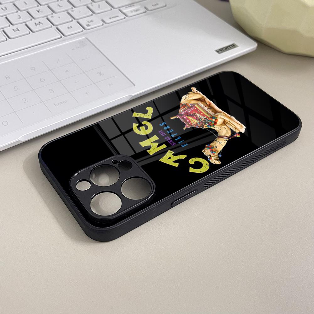 

Cartoon Desert Camel Phone Case Tempered Glass For IPhone 16 13 14 17 12 15 11 Pro Max Plus Mini XR SE2020 Coque iPhone 13 Pro Max