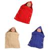 Sleeping Knitted Bag Newborn Baby Autumn Winter Button Stroller Bag Sleeping