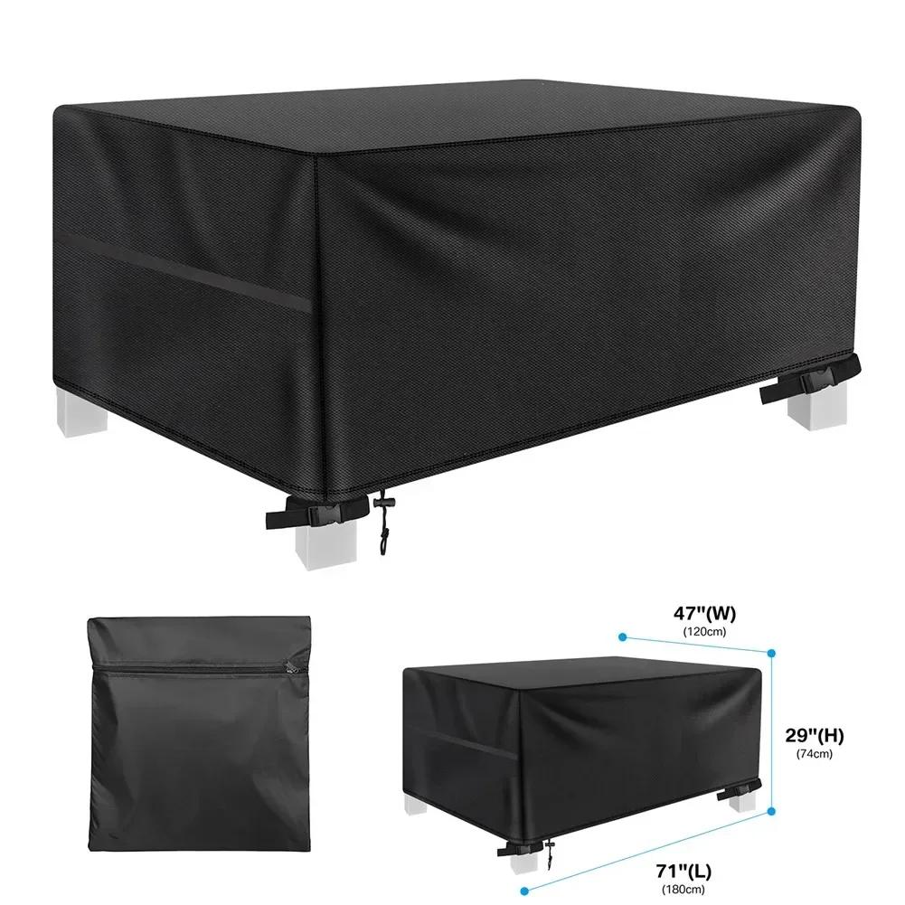 

Чехлы для уличной мебели, водонепроницаемые, с защитой от дождя, снега, пыли, ветра, с защитой от ультрафиолета, ткань Оксфорд для защиты сада, газона, патио, стола, стула