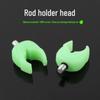 Titan Silicone Rod Rest Head - Green Nylon Sea & Lake Fishing Holder