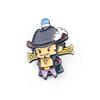 One Piece Luffy & Zoro Piraci Słomkowego Kapelusza Metalowa Broszka Pin