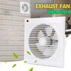 4-8 Zoll Wandabsauglüfter Badezimmerfenster Wasserdicht Leise Belüftung Für Küche Toilette Lüftungsventilatoren 20W