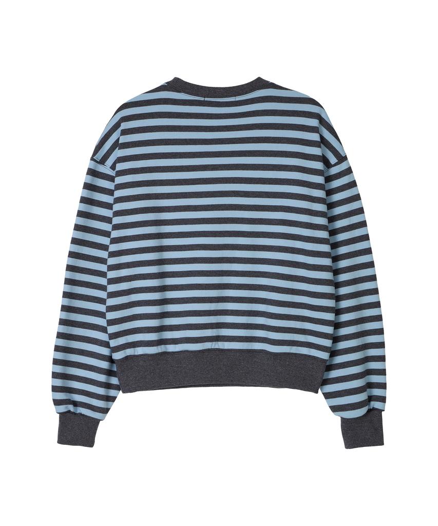 BITTERCELLS Essential Striped Sweatshirt - Blue