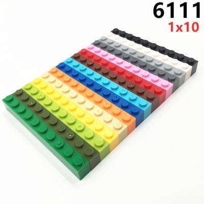 15pcs/lot MOC Parts 6111 Brick 1x10 Compatible Figures Bricks DIY Assmble Building Blocks Particle Kid Puzzle Brain Toys Gift
