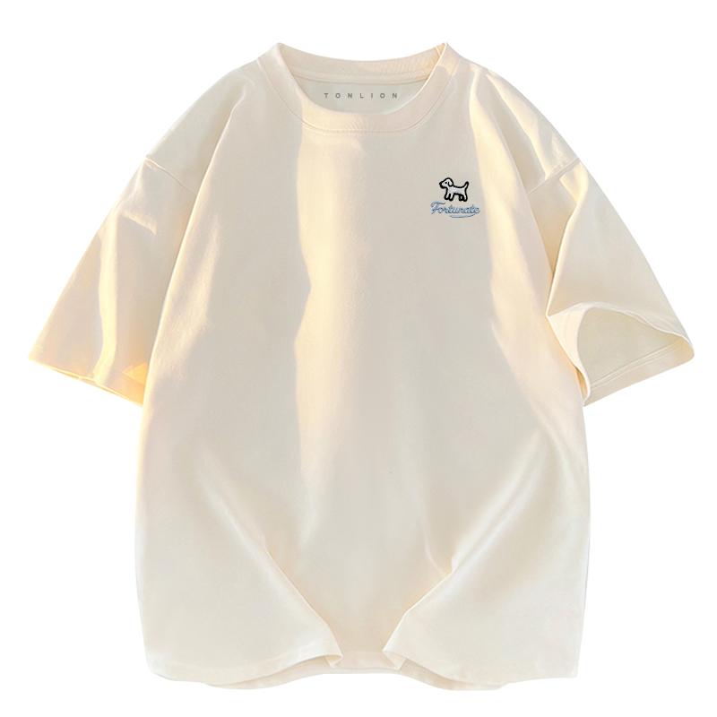 Tonlion T Shirts Unisex Crew Neck Moderate ASCMYLDT001493