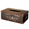 [Queen-b] Antique Tissue Box Case, Stylish and Cool, Retro Vintage Wooden Decor, Gift (1895)