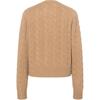 Polo Ralph Lauren Cable-Knit Wool-Cashmere Cardigan Solid Color Cable Knit Crew Neck Single-Breasted Long Sleeve Sweater WMPOSWENDW20161