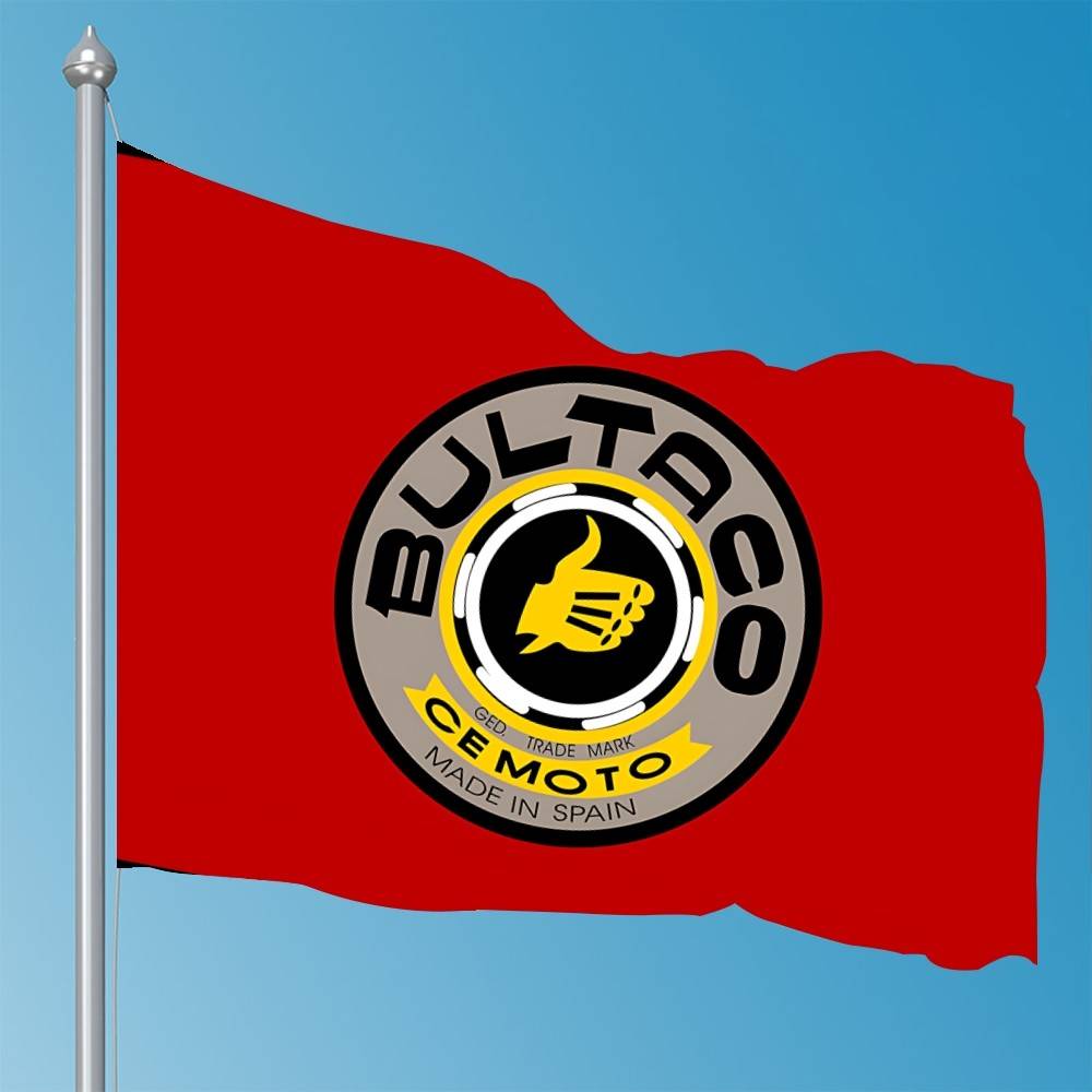 Bultacos Alpina Motorcycles Flags Room Decor Outdoor Decors Personalized Items Flags For Bedrooms Home Funny