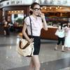 Women Handbag PU Leather Splice Grafting Vintage Beige Hobo Shoulder Bags MIT